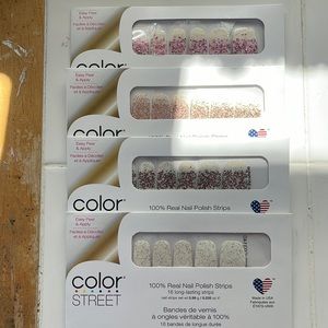 Color Street Retired Glitter Dip/Overlay Bundle